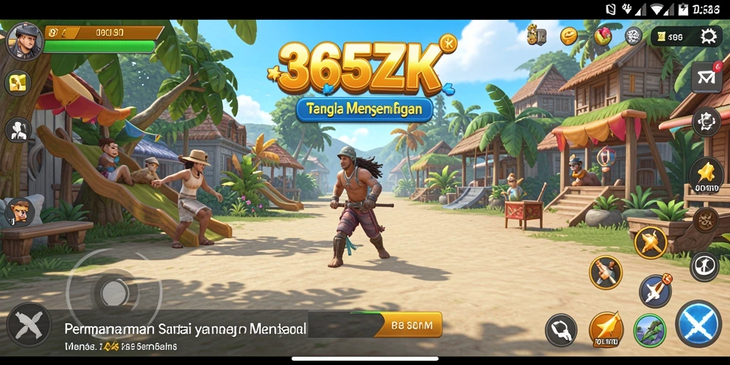 Tampilan gameplay seru dan menantang di 365ZK.