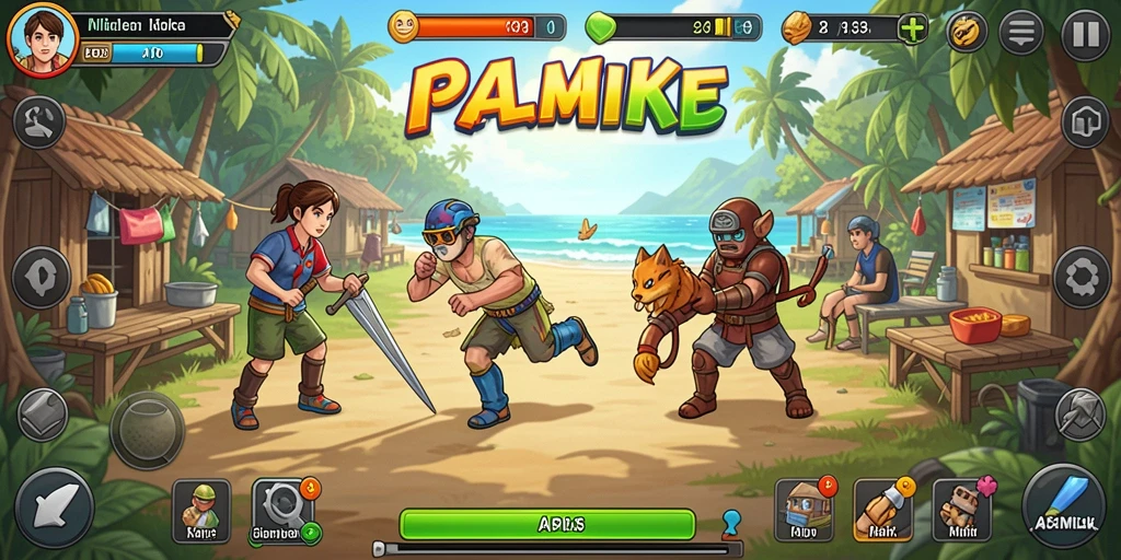 Tampilan gameplay API33 yang seru dan menghibur di genre Idle.