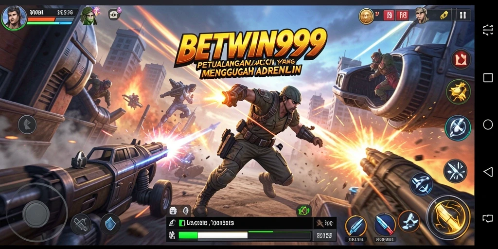 Tampilan aksi menegangkan dalam BETWIN999 yang memikat.