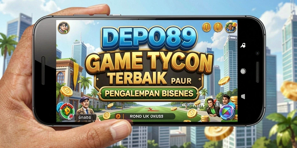 Tampilan menarik gameplay DEPO89 yang melibatkan simulasi bisnis.