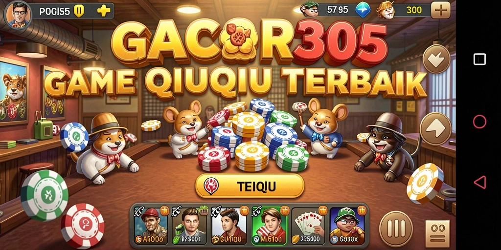 Tampilan gameplay QiuQiu yang menarik di GACOR305.