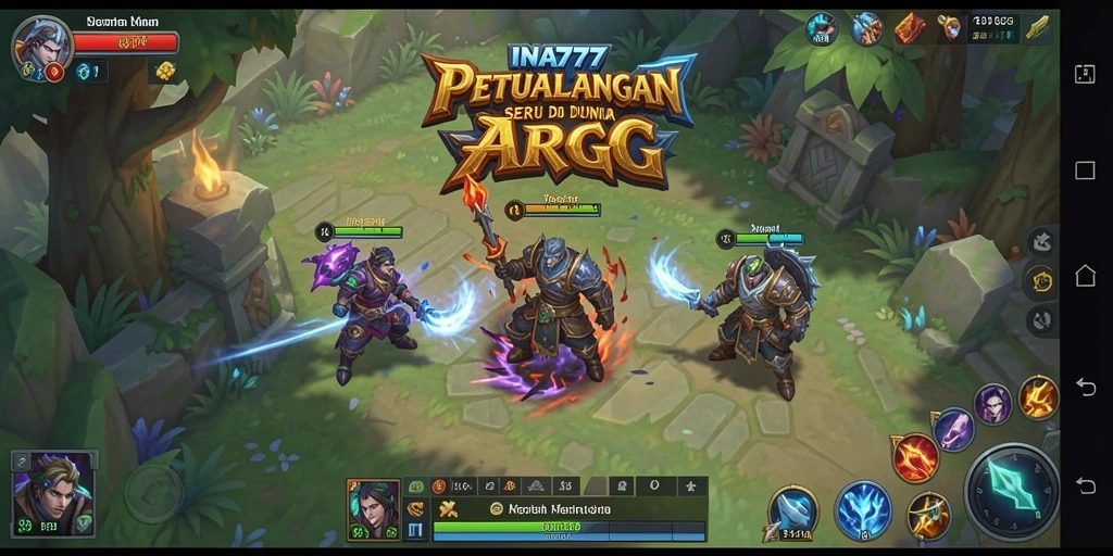Tampilkan aksi seru dalam gameplay ARPG INA777.