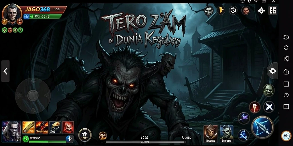 Tangkapan layar menunjukkan momen menegangkan dari gameplay JAGO368.