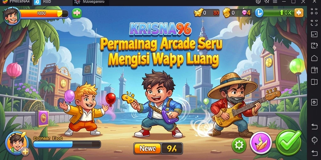 Screenshot utama KRISNA96 menampilkan gameplay yang menegangkan dan menyenangkan.