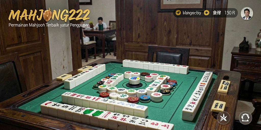 Tampilan gameplay MAHJONG222 yang menawan dan penuh warna.