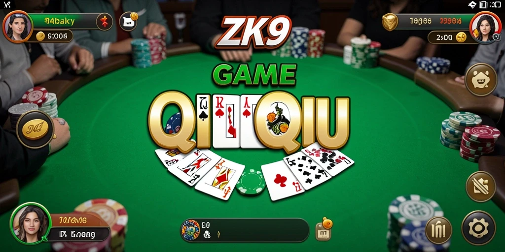 Screenshot gameplay QiuQiu yang seru dan interaktif.