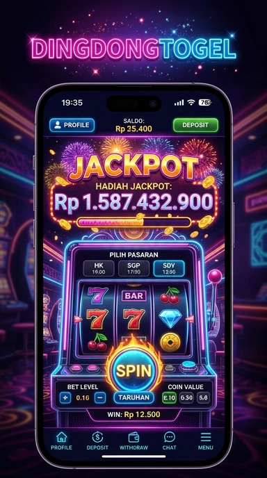 Fitur unggulan aplikasi dingdongtogel yang menampilkan berbagai opsi permainan togel.